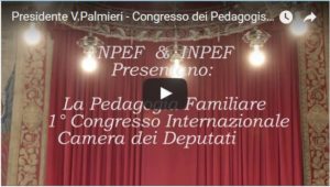 Relazione Introduttiva Pres. A.N.PE.F. Vincenza Palmieri – 1^ Congresso Internazionale di Pedagogia  Familiare