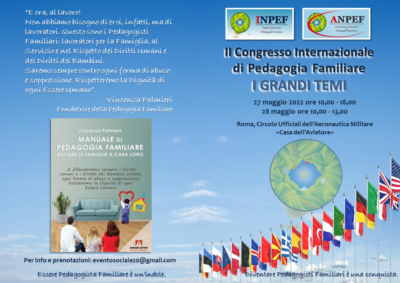 Secondo Congresso Internazionale di Pedagogia Familiare: I GRANDI TEMI